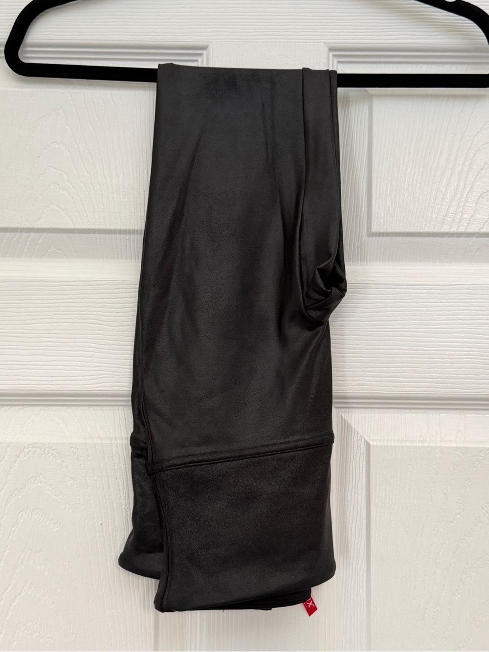 Spanx Black Faux Leather Leggings